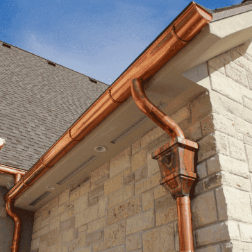 Copper Gutters in RGV