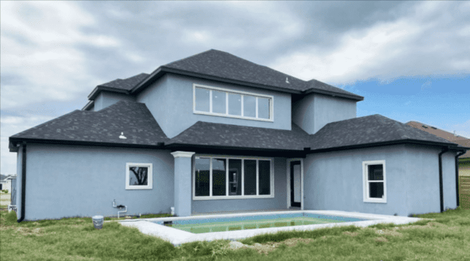 Seamless Gutters installed in Edinburg Texas