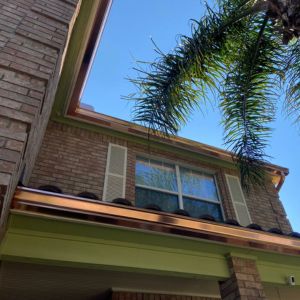 McAllen Copper Rain Gutters