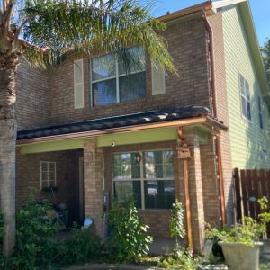 Residential Seamless Copper Gutters Installed in Texas propierty