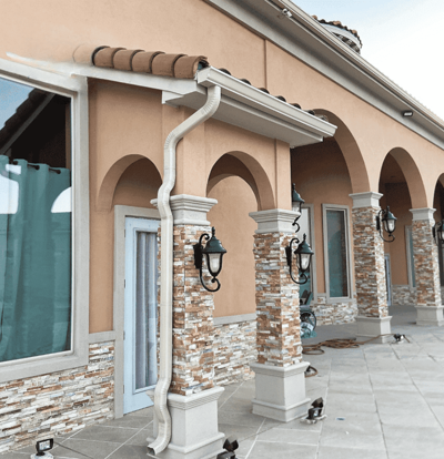 Aluminum and Copper Seamless Gutters