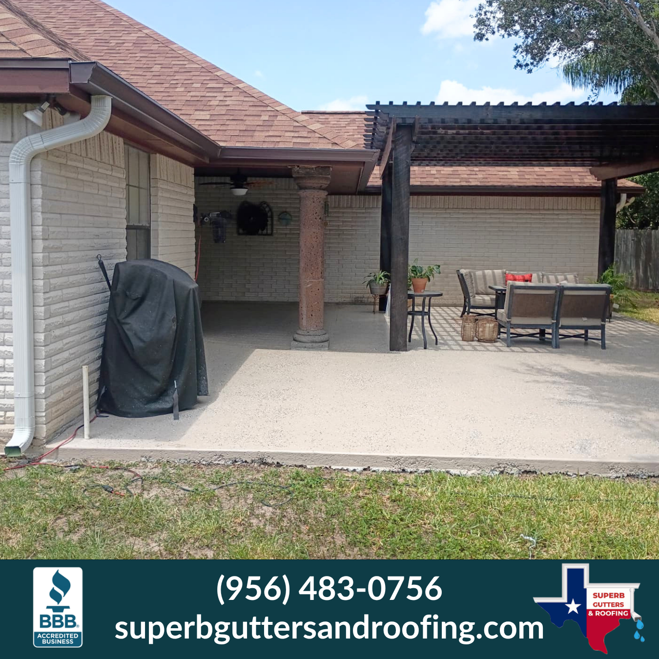 seamless gutters Mission TX